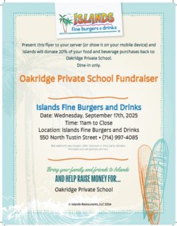 dine out Islands